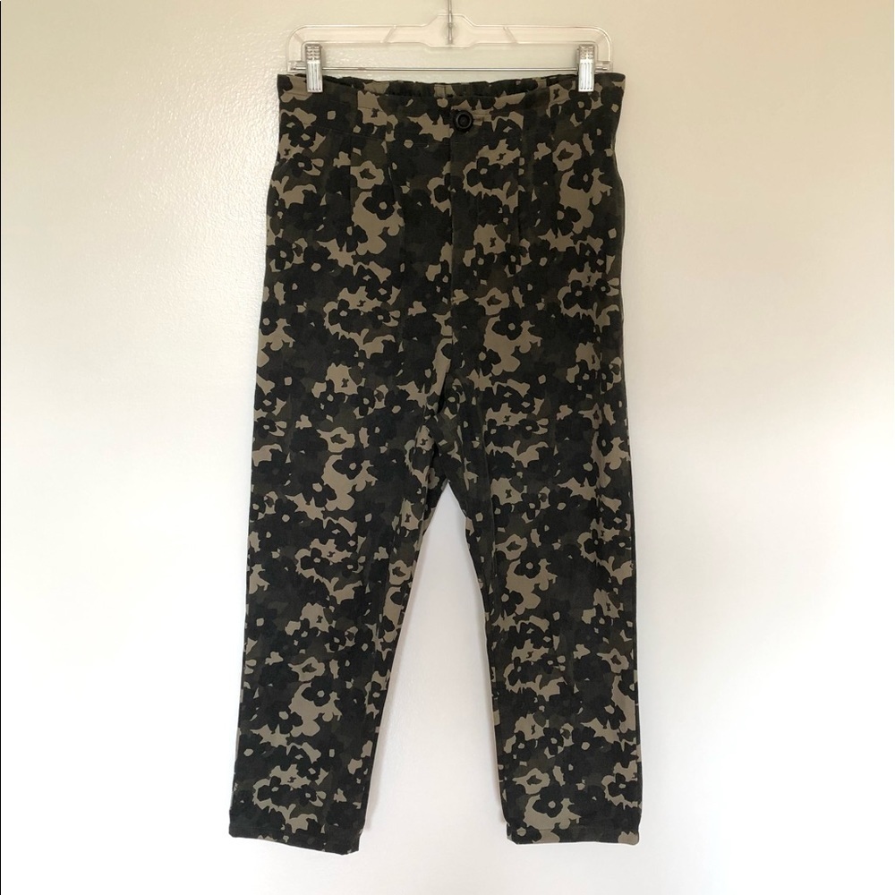 Anthropologie Amadi Trousers Floral Camo New Small - Picture 2 of 7